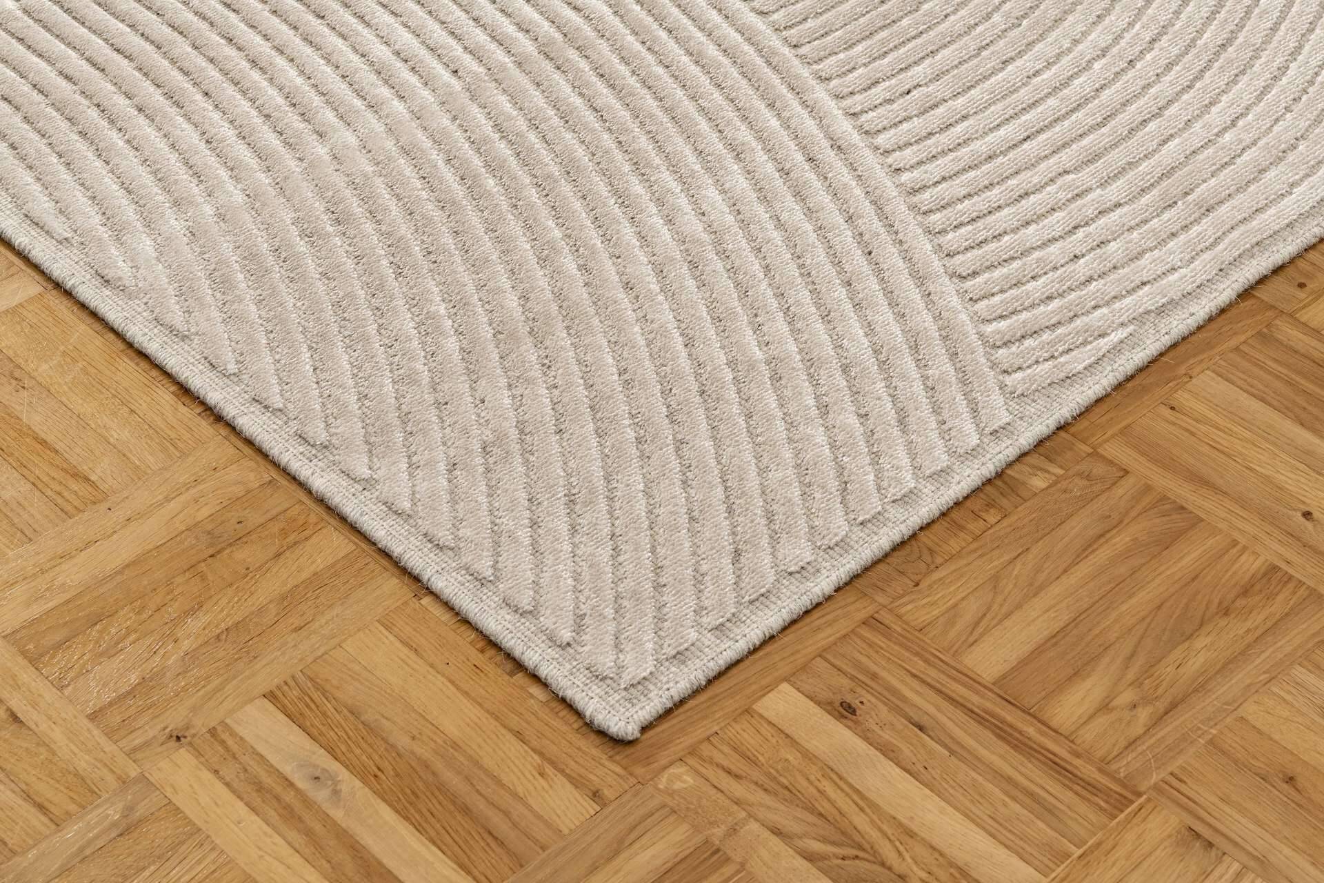 Moderner Teppich 160x230cm reine Viskose Flachgewebe  – Bild 3